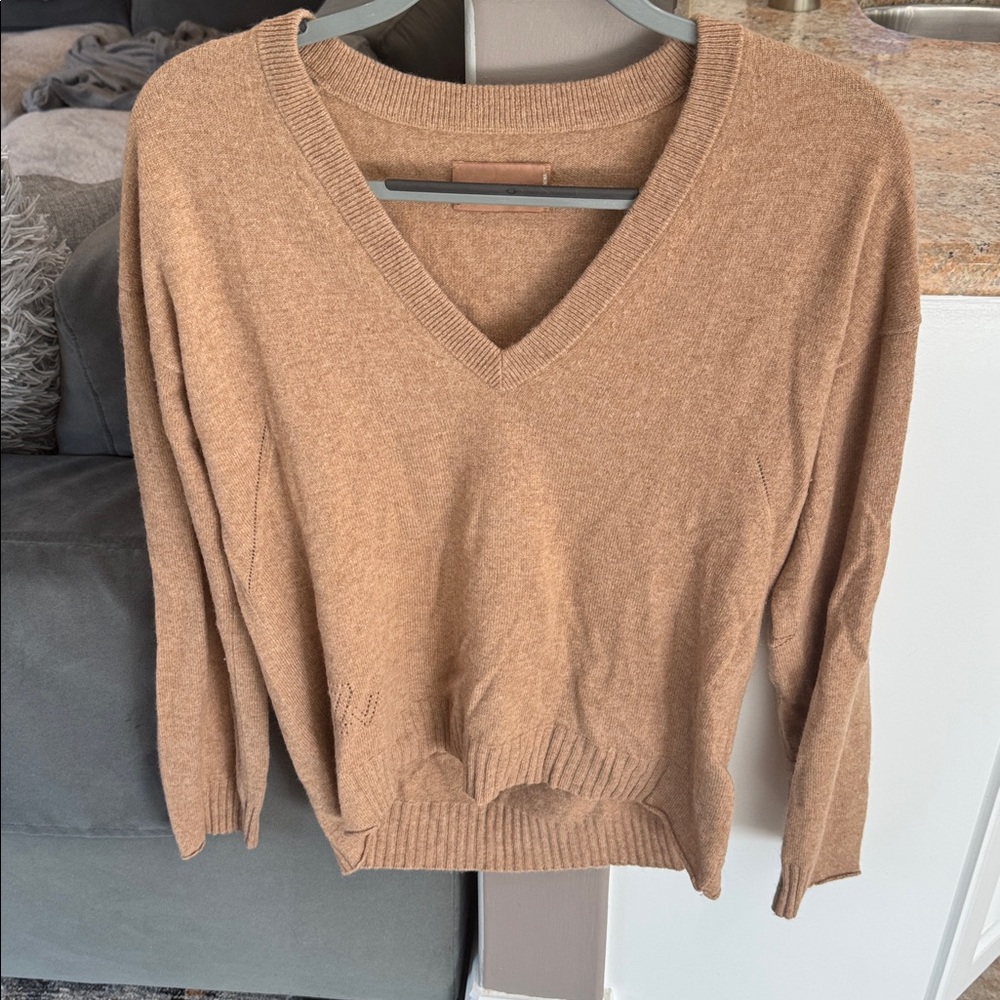 Zadig & Voltaire Light Brown Cashmere Sweater